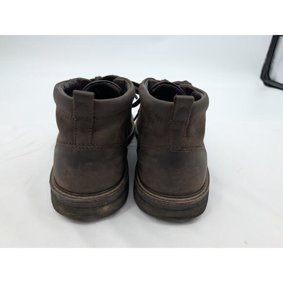 Ecco Chukka Brown Leather Hydro Max Lace Up Boot Size 46 (12 12.5) Outdoors